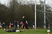 8 January 2017; Rob Hennelly of Mayo in action during the warm up before the start of the Connacht FBD League Section A Round 1 match between Mayo and NUI Galway at Elvery's MacHale Park in Castlebar, Co. Mayo.  Photo by David Maher/Sportsfile