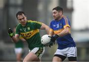 8 January 2017; Philip Austin of Tipperary in action against Andrew Barry of Kerry during the McGrath Cup Round 1 match between Kerry and Tipperary at Austin Stack Park in Tralee, Co. Kerry. Photo by Diarmuid Greene/Sportsfile