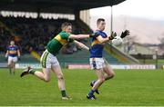 8 January 2017; Diarmuid Foley of Tipperary in action against Jason Foley of Kerry during the McGrath Cup Round 1 match between Kerry and Tipperary at Austin Stack Park in Tralee, Co. Kerry. Photo by Diarmuid Greene/Sportsfile