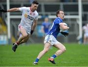 8 January 2017; Martin Reilly of Cavan in action against Darren McCurry of Tyrone during the Bank of Ireland Dr. McKenna Cup Section C Round 1 match between Cavan and Tyrone at Kingspan Breffni Park in Cavan. Photo by Oliver McVeigh/Sportsfile
