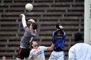8 January 2017; Niall Morgan and Ronan McNabb of Tyrone in action against Paul O'Connor of Cavan during the Bank of Ireland Dr. McKenna Cup Section C Round 1 match between Cavan and Tyrone at Kingspan Breffni Park in Cavan. Photo by Oliver McVeigh/Sportsfile