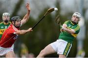 8 January 2017; Philip Lucid of Kerry in action against Christopher Joyce of Cork during the Co-Op Superstores Munster Senior Hurling League First Round match between Cork and Kerry at Mallow GAA Grounds in Mallow, Co. Cork. Photo by Eóin Noonan/Sportsfile