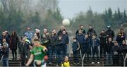 8 January 2017; Meath supporters watch Fiachra Ward of Meath during the Bord na Mona O'Byrne Cup Group 3 Round 1 match between Meath and Wicklow at Páirc Táilteann in Navan, Co. Meath. Photo by Daire Brennan/Sportsfile