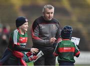 8 January 2017; Manager of Mayo Stephen Rochford signs autographs at the end of the Connacht FBD League Section A Round 1 match between Mayo and NUI Galway at Elvery's MacHale Park in Castlebar, Co. Mayo. Photo by David Maher/Sportsfile