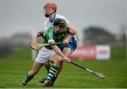 8 January 2017; Pat Ryan of Limerick in action against Séamus Flanagan of Waterford during the Co-Op Superstores Munster Senior Hurling League First Round match between Waterford and Limerick at Fraher Field in Dungarvan, Co. Waterford. Photo by Piaras Ó Mídheach/Sportsfile