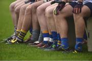 8 January 2017; A detailed view of Tipperary players' boots as they sit for the traditional team photograph before the McGrath Cup Round 1 match between Kerry and Tipperary at Austin Stack Park in Tralee, Co. Kerry. Photo by Diarmuid Greene/Sportsfile