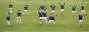 8 January 2017; The Meath team warm-up ahead of the Bord na Mona O'Byrne Cup Group 3 Round 1 match between Meath and Wicklow at Páirc Táilteann in Navan, Co. Meath. Photo by Daire Brennan/Sportsfile