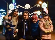 6 January 2017; Leinster supporters, from left, 8 year old Eppie Kehoe, 14 year old Ben Kehoe, 12 year old Harry Blake and 5 year old Tillie Kehoe ahead of the Guinness PRO12 Round 13 match between Leinster v Zebre at the RDS Arena in Ballsbridge, Dublin. Photo by Ramsey Cardy/Sportsfile