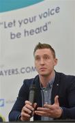 9 January 2017; Kevin Nolan, CPA Executive Member and Player Welfare Coordinator, at the official launch of the Club Players Association at Ballyboden St Enda’s GAA in Firhouse Rd, Ballyroan, Dublin. The CPA are calling for all GAA Club members to register at www.gaaclubplayers.com to help ‘Fix The Fixtures’. Photo by Piaras Ó Mídheach/Sportsfile