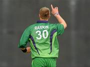 30 May 2011; Boyd Rankin, Ireland, celebrates after getting the third wicket. RSA ODI Series, Ireland v Pakistan, 2nd Test, Stormont, Belfast, Co. Antrim. Picture credit: Oliver McVeigh / SPORTSFILE
