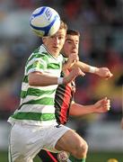 30 May 2011; Ronan Finn, Shamrock Rovers, in action against Robert Bayly, Bohemians. Airtricity League Premier Division, Shamrock Rovers v Bohemians. Tallaght Stadium, Tallaght, Co. Dublin. Picture credit: David Maher / SPORTSFILE