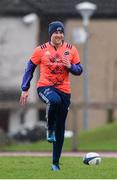 9 January 2017; Keith Earls of Munster warms up during squad training at University of Limerick in Limerick. Photo by Diarmuid Greene/Sportsfile