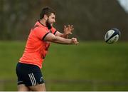 9 January 2017; Rhys Marshall of Munster in action during squad training at University of Limerick in Limerick. Photo by Diarmuid Greene/Sportsfile