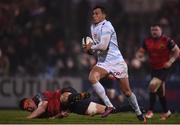 7 January 2017; Juan Imhoff of Racing 92 during the European Rugby Champions Cup Pool 1 Round 1 match between Racing 92 and Munster at the Stade Yves-Du-Manoir in Paris, France. Photo by Stephen McCarthy/Sportsfile
