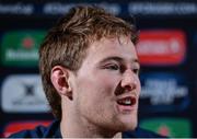 10 January 2017; Kieran Marmion of Connacht during a press conference at the Sportsground in Galway. Photo by Seb Daly/Sportsfile
