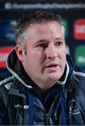 10 January 2017; Connacht forwards coach Jimmy Duffy during a press conference at the Sportsground in Galway. Photo by Seb Daly/Sportsfile