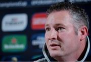 10 January 2017; Connacht forwards coach Jimmy Duffy during a press conference at the Sportsground in Galway. Photo by Seb Daly/Sportsfile
