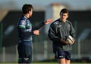 10 January 2017; Tom Farrell, right, and Danie Poolman, left, of Connacht during squad training at the Sportsground in Galway. Photo by Seb Daly/Sportsfile