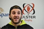 11 January 2017; Stuart McCloskey of Ulster during a press conference at Kingspan Stadium in Belfast. Photo by Oliver McVeigh/Sportsfile