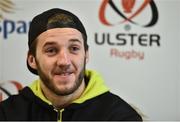 11 January 2017; Stuart McCloskey of Ulster during a press conference at Kingspan Stadium in Belfast. Photo by Oliver McVeigh/Sportsfile