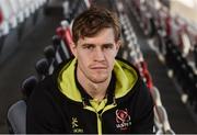 11 January 2017; Andrew Trimble of Ulster during a press conference at Kingspan Stadium in Belfast. Photo by Oliver McVeigh/Sportsfile