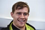 11 January 2017; Andrew Trimble of Ulster during a press conference at Kingspan Stadium in Belfast. Photo by Oliver McVeigh/Sportsfile