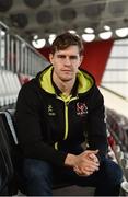 11 January 2017; Andrew Trimble of Ulster during a press conference at Kingspan Stadium in Belfast. Photo by Oliver McVeigh/Sportsfile