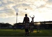 11 January 2017; A general view of a line out during the Bank of Ireland Vinnie Murray Cup Round 1 match between The High School and Wesley College at Donnybrook Stadium in Donnybrook, Dublin. Photo by Sam Barnes/Sportsfile