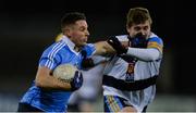 11 January 2017; Paul Hudson of Dublin in action against Darren Maguire of UCD during the Bord na Mona O'Byrne Cup Group 1 Round 2 match between Dublin and UCD at Parnell Park in Dublin. Photo by Piaras Ó Mídheach/Sportsfile