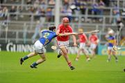 29 May 2011; Colm Casey, Cork, in action against Alan Byrnes, Tipperary. Munster GAA Hurling Intermediate Championship, Quarter-Final, Tipperary v Cork, Semple Stadium Thurles, Co. Tipperary. Picture credit: Stephen McCarthy / SPORTSFILE