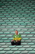 4 June 2011; Kerry supporter Jim Buckley, from Listowel, Co. Kerry, examines the match programme ahead of the game. Munster GAA Football Senior Championship Semi-Final, Limerick v Kerry, Gaelic Grounds, Limerick. Picture credit: Stephen McCarthy / SPORTSFILE