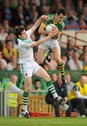 4 June 2011; Tom O'Sullivan, Kerry, in action against Ger Collins, Limerick. Munster GAA Football Senior Championship Semi-Final, Limerick v Kerry, Gaelic Grounds, Limerick. Picture credit: Stephen McCarthy / SPORTSFILE