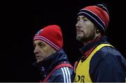11 January 2017; Cork trainer Billy Sheehan with manager Peadar Healy during the McGrath Cup Round 1 match between Tipperary and Cork at Templetuohy, Tipperary.  Photo by Matt Browne/Sportsfile