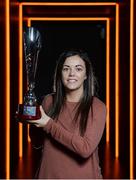 12 January 2017; Noelle Murray of Shelbourne Ladies poses for a portrait with her Player of the Year award during the Continental Tyres Women's National League Awards ceremony at the (Arrol Suite) Guinness Storehouse in Dublin 8. Photo by Cody Glenn/Sportsfile