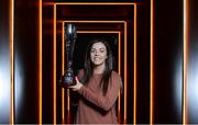12 January 2017; Noel Murray of Shelbourne Ladies poses for a portrait with her Player of the Year award during the Continental Tyres Women's National League Awards ceremony at the (Arrol Suite) Guinness Storehouse in Dublin 8. Photo by Cody Glenn/Sportsfile