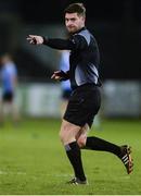 11 January 2017; Referee Chris Dwyer during the Bord na Mona O'Byrne Cup Group 1 Round 2 match between Dublin and UCD at Parnell Park in Dublin. Photo by Piaras Ó Mídheach/Sportsfile