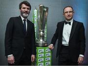 13 January 2017; Republic of Ireland manager Martin O'Neill, right, with assistant manager Roy Keane at The SSE Airtricity Soccer Writers’ Association of Ireland Awards 2016 at the Conrad Hotel in Dublin. Photo by David Maher/Sportsfile