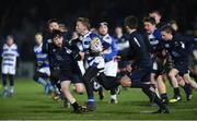 13 January 2017; Action from the Bank of Ireland Mini's game between Athy RFC and Ardee RFC at half time of the European Rugby Champions Cup Pool 4 Round 5 match between Leinster and Montpellier at the RDS Arena in Dublin. Photo by Matt Browne/Sportsfile