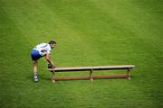 5 June 2011; Michael Supple, Waterford, ties the lace of his boot ahead of the game. Munster GAA Football Junior Championship Semi-Final, Cork v Waterford, Pairc Ui Chaoimh, Cork. Picture credit: Stephen McCarthy / SPORTSFILE
