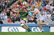 5 June 2011; Kevin Reilly, Meath, in action against Tomás O'Connor, Kildare. Leinster GAA Football Senior Championship Quarter-Final, Kildare v Meath, Croke Park, Dublin. Picture credit: Barry Cregg / SPORTSFILE