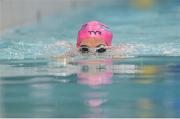 14 January 2017; Niamh Trihy in action in the pool during the Irish Paralympic Sport Expo at the National Sports Campus in Abbotstown, Dublin.  Photo by Eóin Noonan/Sportsfile