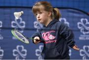 14 January 2017; Thea Langton age 11 from Belfast in action  during the Irish Paralympic Sport Expo at the National Sports Campus in Abbotstown, Dublin.  Photo by Eóin Noonan/Sportsfile