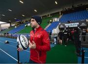 14 January 2017; Conor Murray of Munster prior to the European Rugby Champions Cup pool 1 round 5 match between Glasgow Warriors and Munster at Scotstoun Stadium in Glasgow, Scotland. Photo by Stephen McCarthy/Sportsfile
