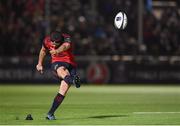 14 January 2017; Tyler Bleyendaal of Munster kicks a penalty during the European Rugby Champions Cup pool 1 round 5 match between Glasgow Warriors and Munster at Scotstoun Stadium in Glasgow, Scotland. Photo by Stephen McCarthy/Sportsfile