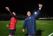 14 January 2017; Simon Zebo, right, and Conor Murray of Munster following the European Rugby Champions Cup pool 1 round 5 match between Glasgow Warriors and Munster at Scotstoun Stadium in Glasgow, Scotland. Photo by Stephen McCarthy/Sportsfile