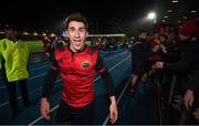 14 January 2017; Ian Keatley of Munster celebrates following the European Rugby Champions Cup pool 1 round 5 match between Glasgow Warriors and Munster at Scotstoun Stadium in Glasgow, Scotland. Photo by Stephen McCarthy/Sportsfile