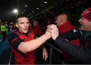 14 January 2017; Andrew Conway of Munster following the European Rugby Champions Cup pool 1 round 5 match between Glasgow Warriors and Munster at Scotstoun Stadium in Glasgow, Scotland. Photo by Stephen McCarthy/Sportsfile