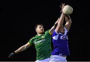 14 January 2017; Gary Walsh of Laois in action against Sean Curran of Meath during the Bord na Mona O'Byrne Cup Group 3 Round 3 match between Laois and Meath at Stradbally, Co. Laois. Photo by Matt Browne/Sportsfile