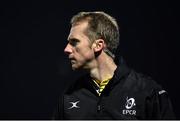13 January 2017; Assistant referee Wayne Barnes during the European Rugby Champions Cup Pool 4 Round 5 match between Leinster and Montpellier at the RDS Arena in Dublin. Photo by Ramsey Cardy/Sportsfile