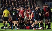 14 January 2017; Conor Murray of Munster is treated for an injury during the European Rugby Champions Cup pool 1 round 5 match between Glasgow Warriors and Munster at Scotstoun Stadium in Glasgow, Scotland. Photo by Stephen McCarthy/Sportsfile